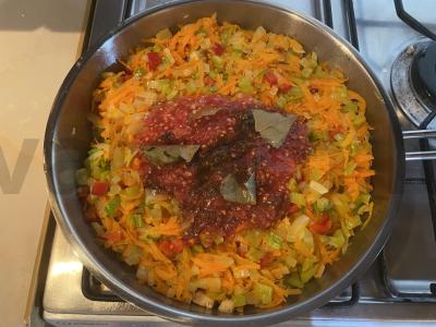 Cukinijų ikra su baklažanais Žingsnis 5