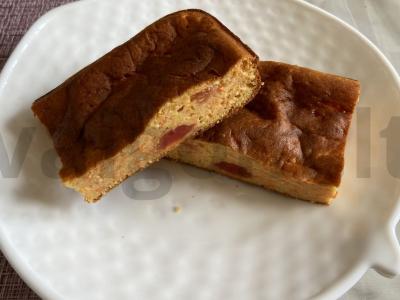 Morkų ir vyšnių PP keksiukas pagrindine nuotrauka