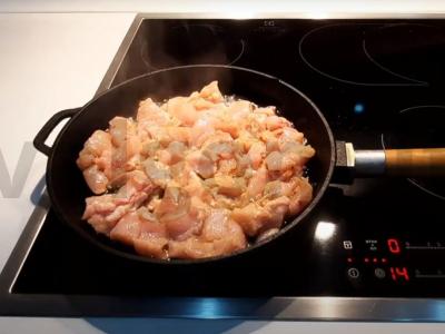 Namų vištienos, daržovių ir paprikos šašlykinė Žingsnis 1