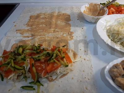 Namų vištienos, daržovių ir paprikos šašlykinė Žingsnis 4