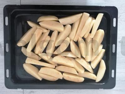 Kaimiški bulvės su baklažanais adžikoje Žingsnis 4