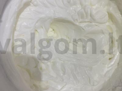 Kremas pyragams ir tortams Žingsnis 3