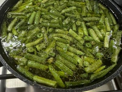 Daržovių sriuba su vištiena ir žaliąja pupelių Žingsnis 4