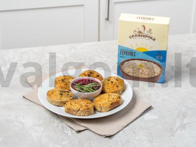 Naudingas daugiagrūdžių sausainis pagrindine nuotrauka