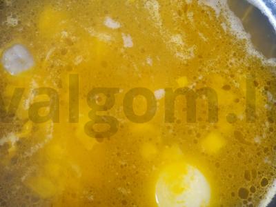 Žirnių sriuba su vištiena, bulvėmis ir morkomis Žingsnis 6