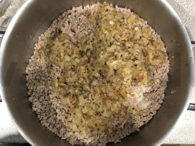 Blynai su mėsa Žingsnis 1