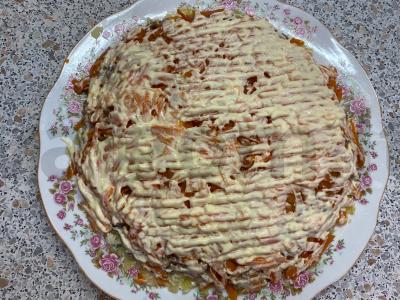 Salotas „Mimoza su sardinėmis“ Žingsnis 4