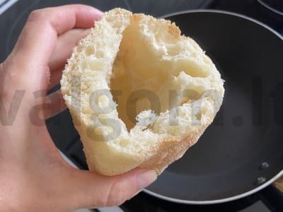 Pita su kumpiu, daržovėmis ir varškės sūriu Žingsnis 4