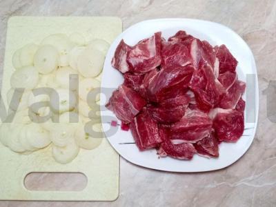 Aštrus marinat su kola šašlykams Žingsnis 1