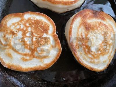 Blynai iš rūgštaus pieno su vaniliniu cukrumi Žingsnis 5