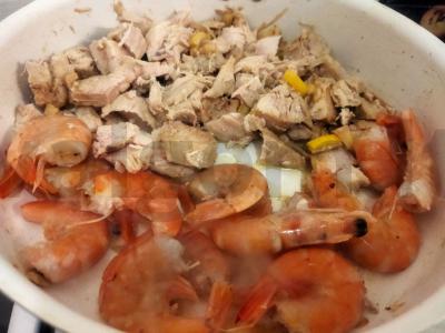 Dietinis sriuba su krevetėmis ir kokosų pienu Žingsnis 1