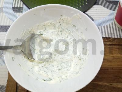 „Mimoza“ su rūkytomis vištienos krūtinėlėmis Žingsnis 2