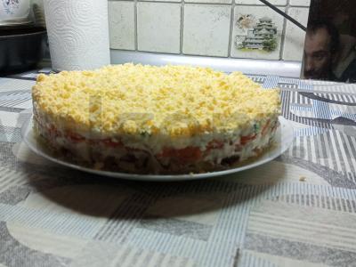 „Mimoza“ su rūkytomis vištienos krūtinėlėmis pagrindine nuotrauka