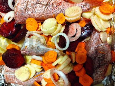 Jūros ešerys su daržovėmis Žingsnis 2