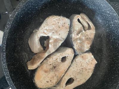 Makaronai su upėtakių steiku Žingsnis 2