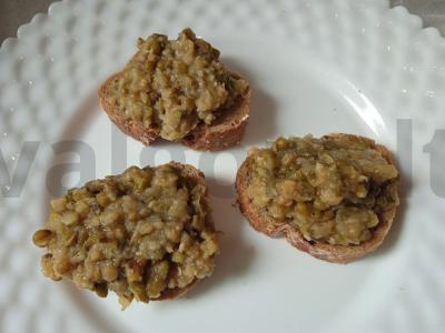 Sumuštiniai su mašo užtepėle, lašišų ikrais ir varškės sūriu Žingsnis 4