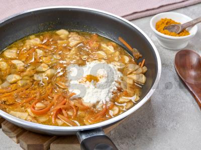 Vegetariškas grybų padažas Žingsnis 2