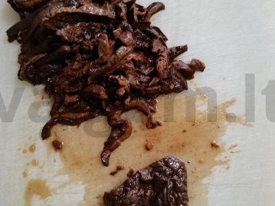 Grybų makaronai su meatballs Žingsnis 1