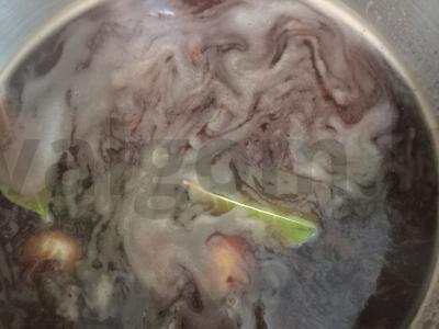 Grybų makaronai su meatballs Žingsnis 3