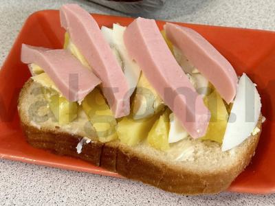 Brusketa su traškiu agurku Žingsnis 3