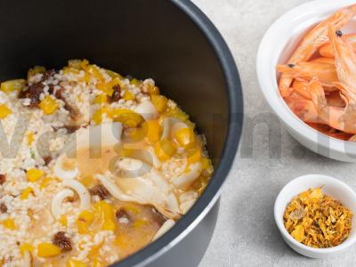 Paelija lėkštėje su jūros gėrybėmis Žingsnis 2