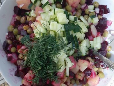 Lengvas ir skanus vinigretas Žingsnis 4