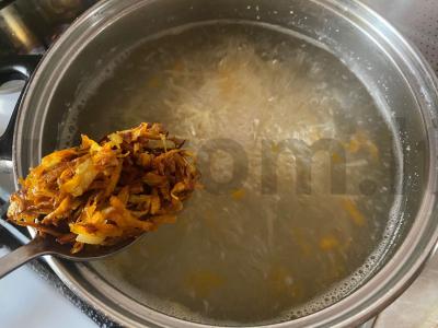 Kalakutų sriuba su vermišeliais „Volžskis“ Žingsnis 6