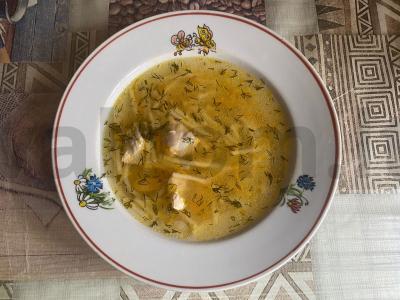 Kalakutų sriuba su vermišeliais „Volžskis“ pagrindine nuotrauka