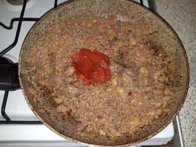 Spagečiai su faršu pagrindine nuotrauka