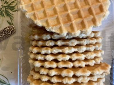 Vafliai prie arbatos su jogurtu ir bananais Žingsnis 1