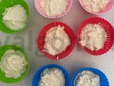 Varškės keksiukai Žingsnis 2