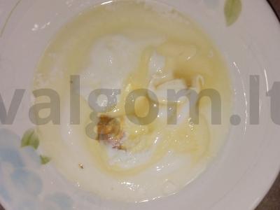 Cezario salotos su grietinės ir majonezo padažu Žingsnis 3