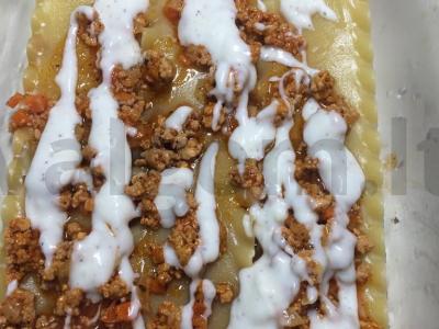 Mėsos lazanja su cukinijomis Žingsnis 3