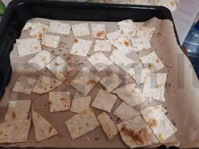 Namų lavašo traškučiai Žingsnis 3