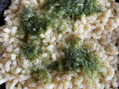 Makaronai su grybais ir paprika Žingsnis 6