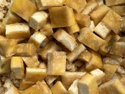 Salotos su tofu ir kiaušiniu Žingsnis 3