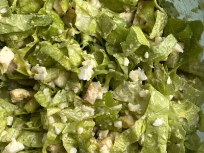 Salotos su tofu ir kiaušiniu Žingsnis 6