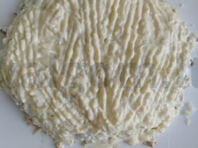 Salotas „Mimoza“ švelnus Žingsnis 4