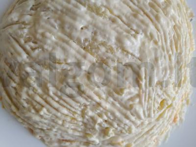 Salotas „Mimoza“ švelnus Žingsnis 8