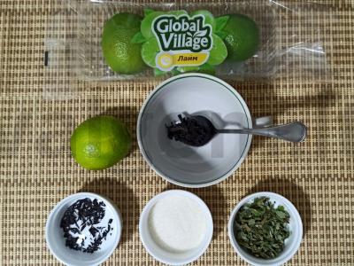 Skanus arbata su limetu ir mėta Žingsnis 1