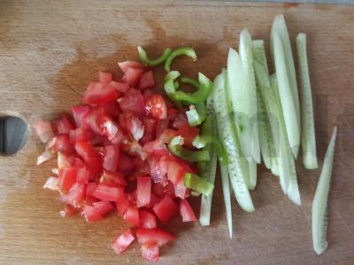 Daržovių šaurma Žingsnis 2