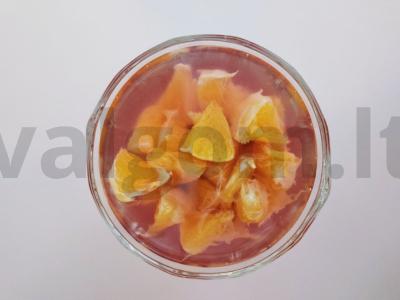 Skaniausias vaisių želė iš želatinos pagrindine nuotrauka