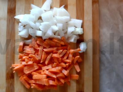 Paprastas kiaulienos plovas Žingsnis 3