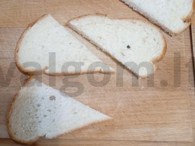 Užkandžių sumuštiniai Žingsnis 1