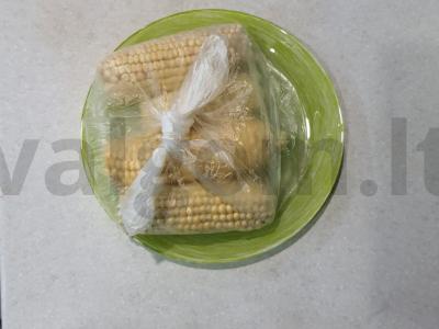 Kukurūza mikrobangų krosnelėje Žingsnis 2