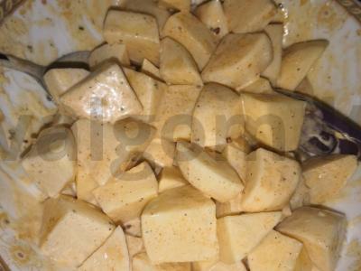 Bulvės orkaitėje su itališkais prieskoniais Žingsnis 1