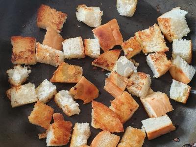 Salotas „Moteriškas kaprizas“ su vištienos filė ir raudonaisiais pupelėmis Žingsnis 4