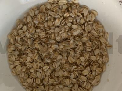 Avižų blynas su lydytu sūriu Žingsnis 1