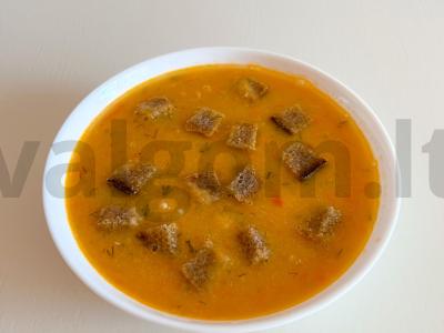 Žirnių sriuba-pyragas pagrindine nuotrauka