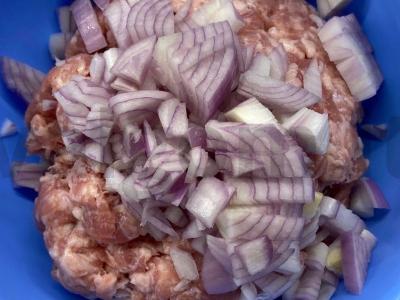 Užkandis „Vafliukai“ su mėsa Žingsnis 2